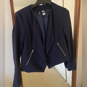 H&M navy blue blazer